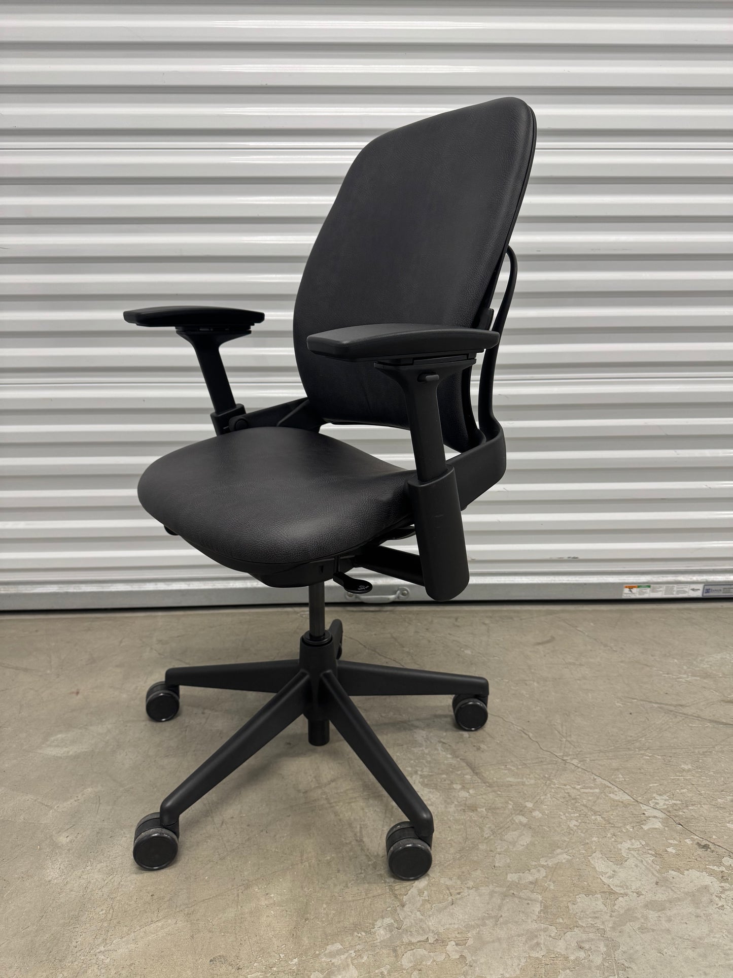 Steelcase Leap V2 Fully loaded Office Chair with new upholstery in black
