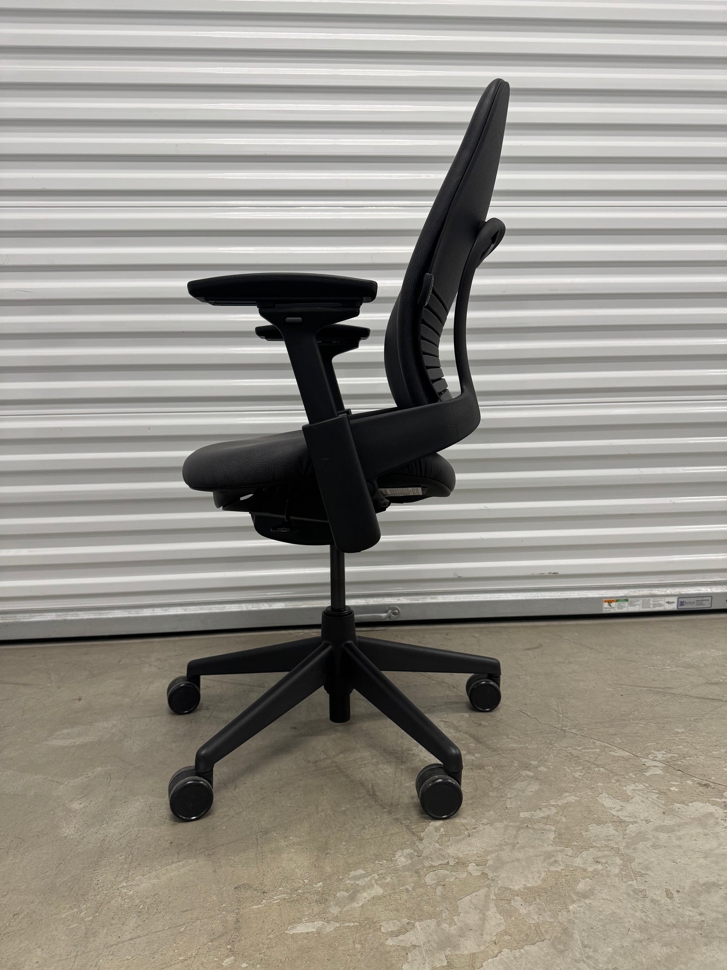 Steelcase Leap V2 Fully loaded Office Chair with new upholstery in black