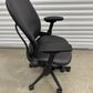 Steelcase Leap V2 Fully loaded Office Chair with new upholstery in black