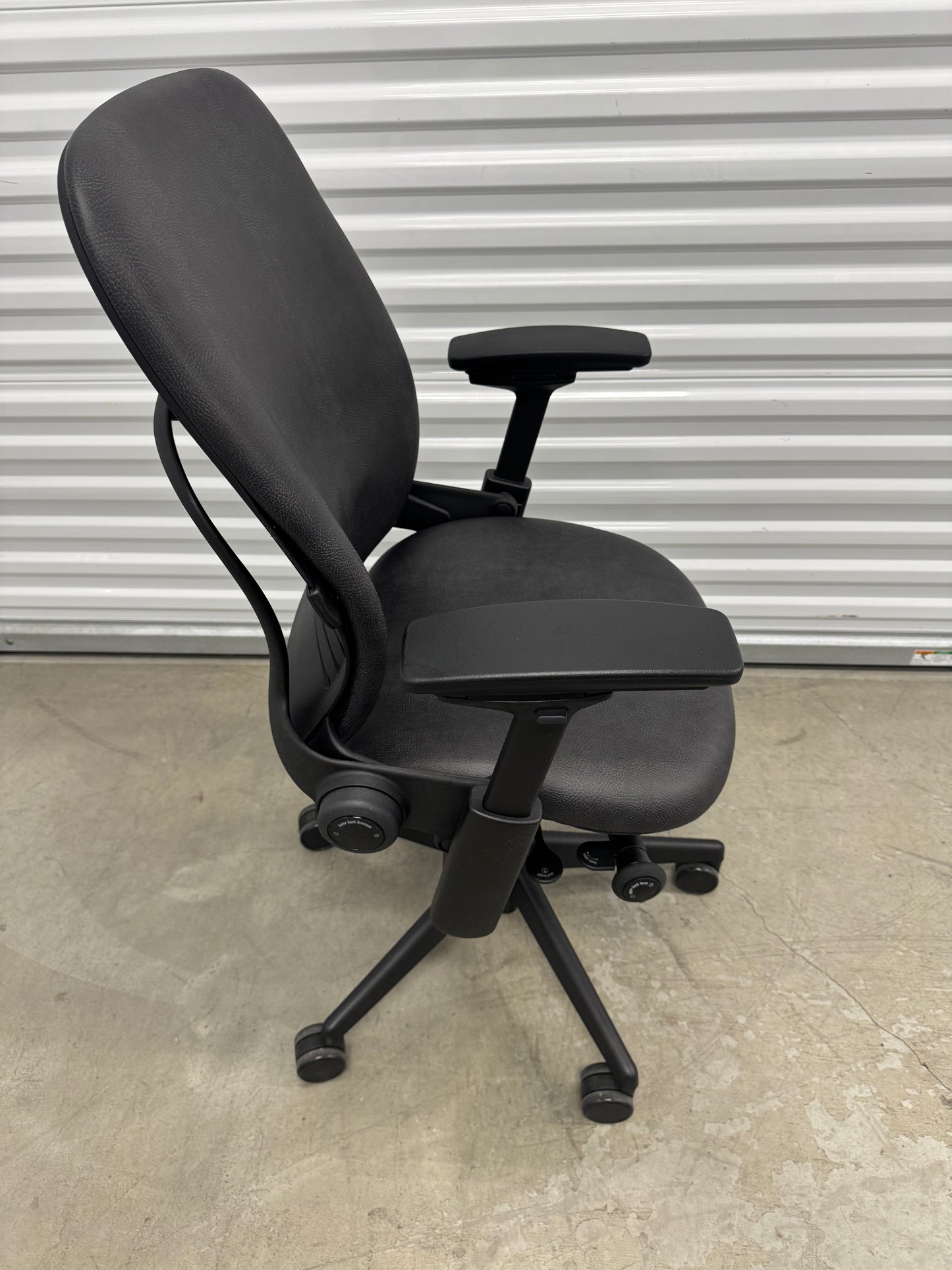 Steelcase Leap V2 Fully loaded Office Chair with new upholstery in black