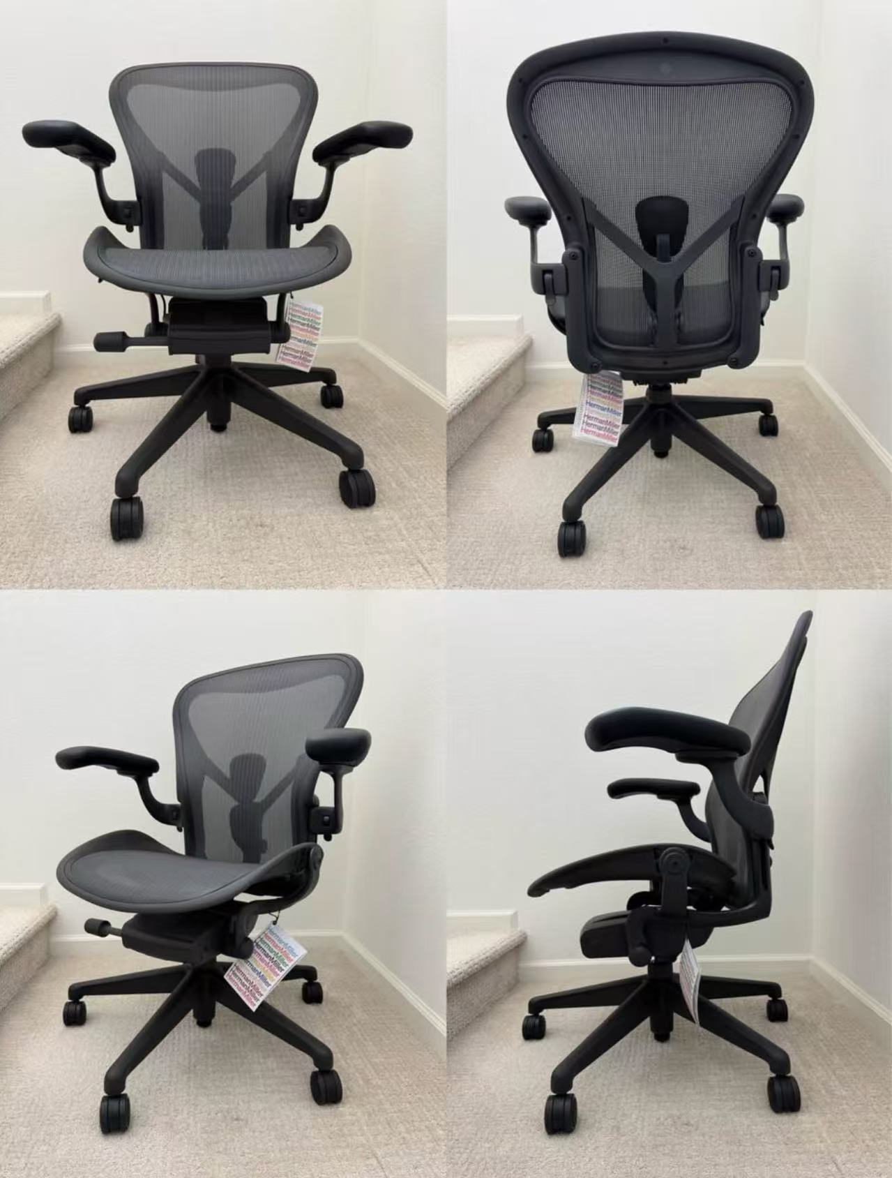 Brand new Herman Miller Aeron Remastered Size B Semi Loaded model